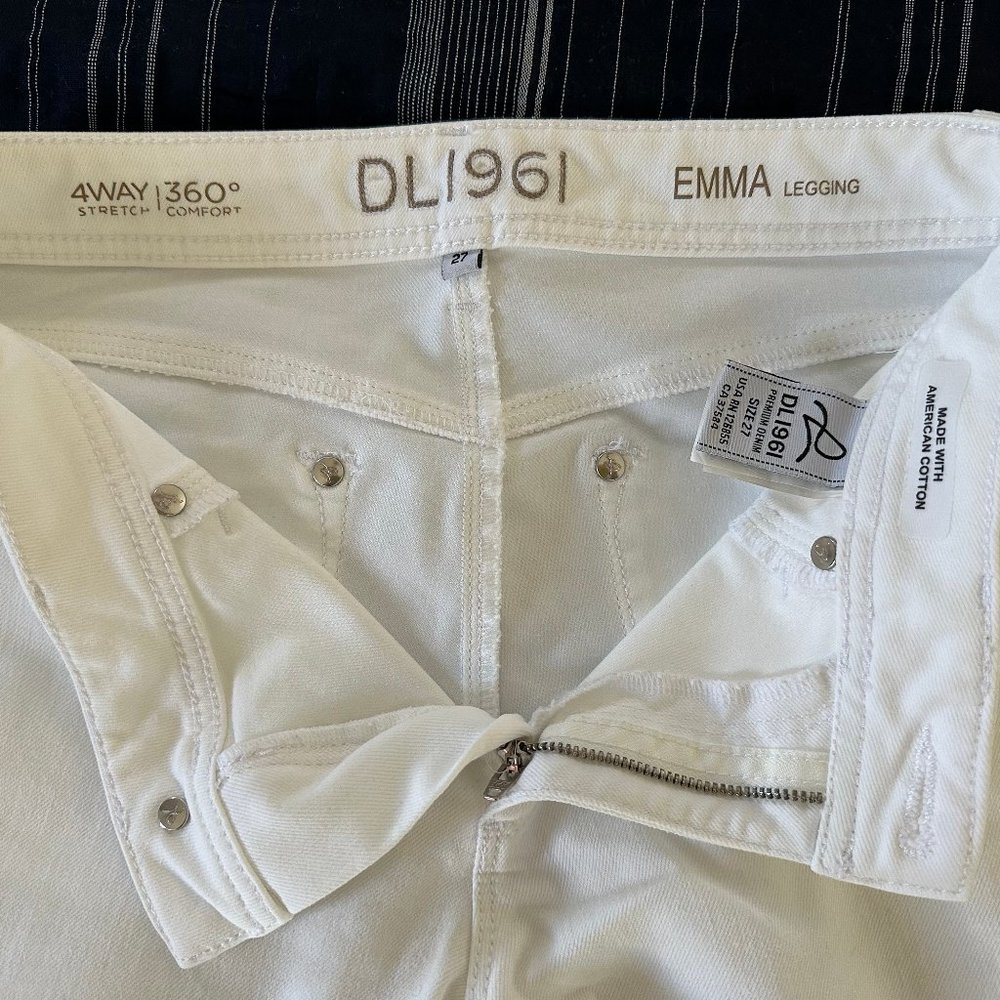 DL1961 Emma Legging in milk - Picture 10 of 12